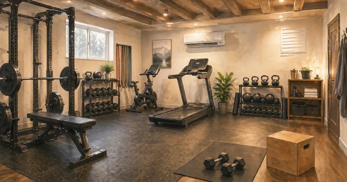 Home Gym Design: A Guide to Choosing Flooring and Ventilation for Indoor Workouts