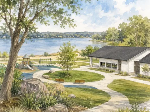 Antlers Park neighborhood in Lakeville, MN