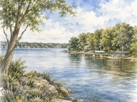 Lake Marion neighborhood in Lakeville, MN