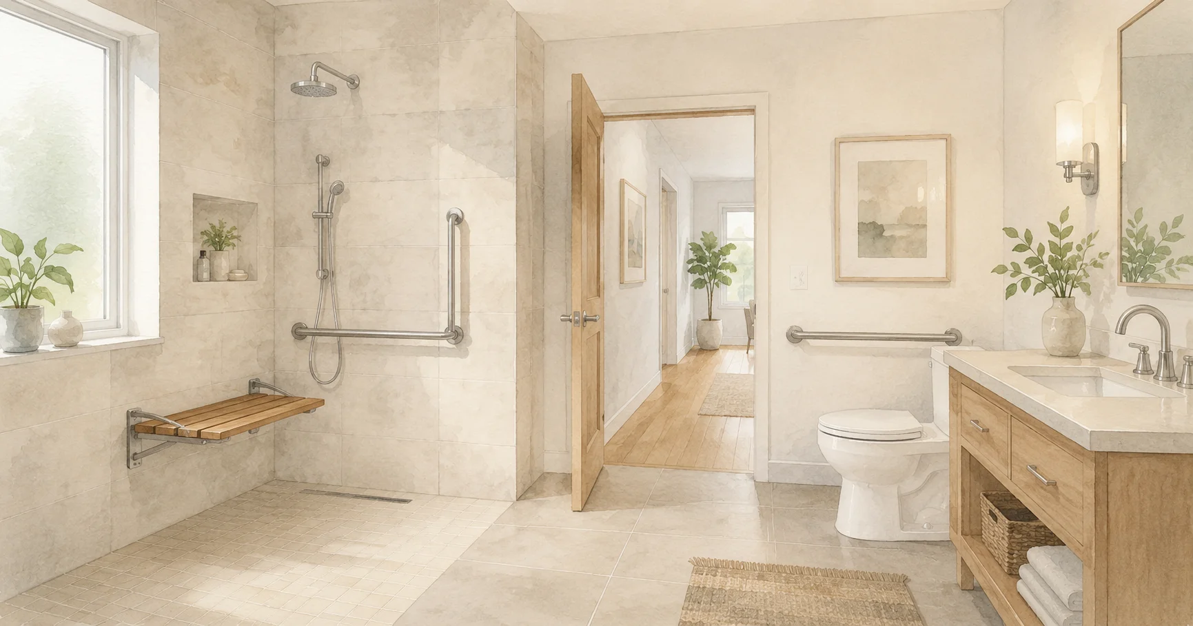 Bathroom Remodel for Seniors: Safe & Stylish Aging in Place Ideas