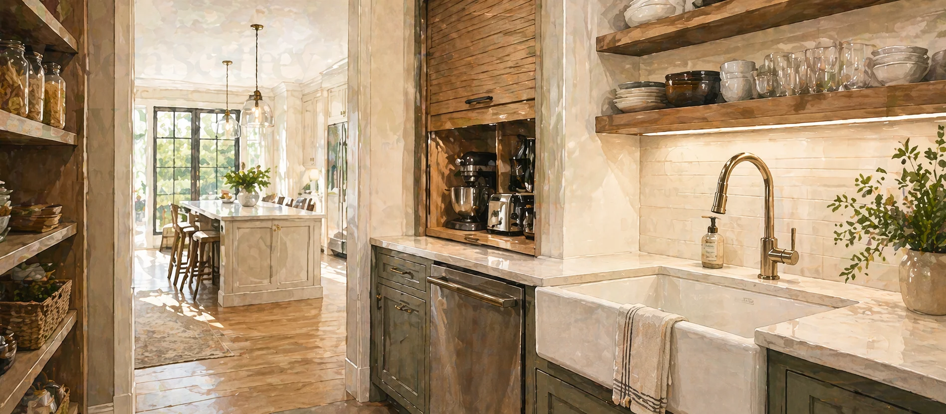 Modern Scullery Design: Maximize Your Hosting Potential in Style