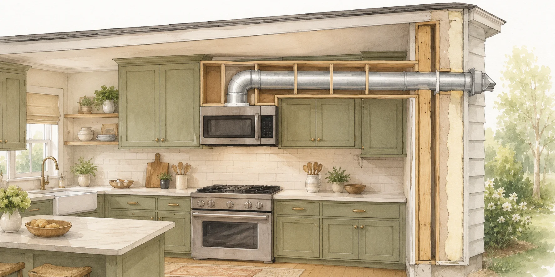 Should You Vent an Over-the-Range Microwave Outside?